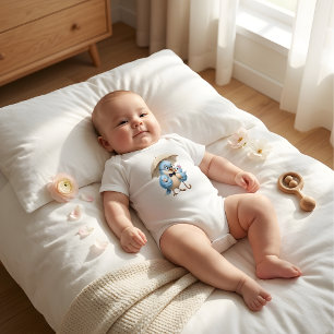 Första fars dag Söt fågel Baby Bodysuit T Shirt