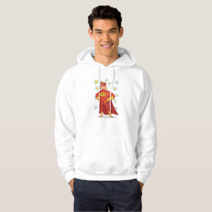 Första Fars dag superhjälten Hoodie