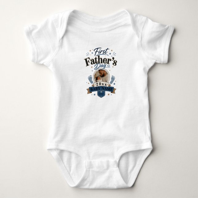 Första fars dag t shirt (Framsida)