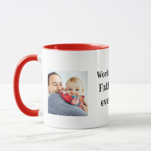 Första fars dag till världens bästa far mugg