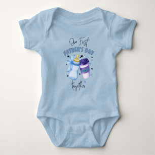 Första Fars dag tillsammans matchande utrustning/b T Shirt