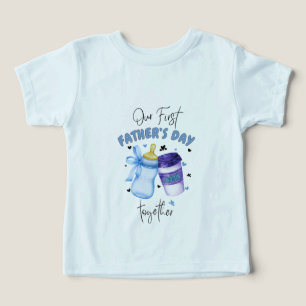 Första Fars dag tillsammans matchande utrustning/b T Shirt