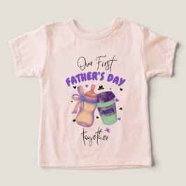 Första Fars dag tillsammans matchande utrustning/L T Shirt