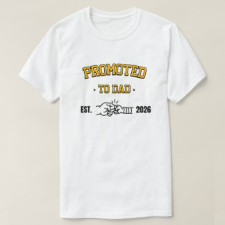 Första Fars Dag Utnämnd Till Pappa T Shirt