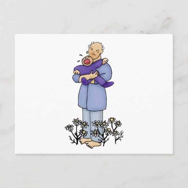 Första Fars dag Vykort (Framsida)