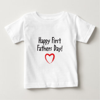 Första fars dagpappa för lycklig! t shirt