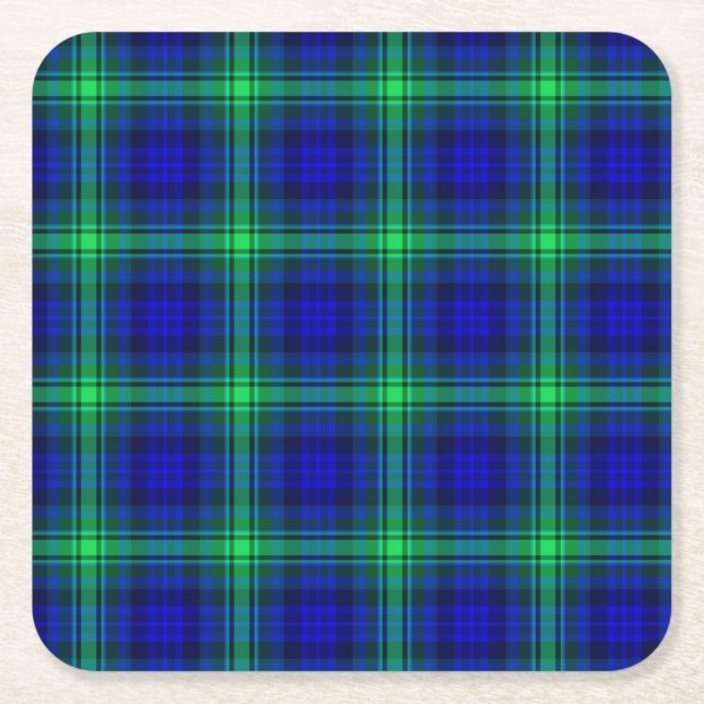 Första Fibonacci pläd Underlägg Papper Kvadrat (Framsidan)