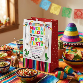Första Fiesta Färgglad Mexikansk 1-års Födelsedags