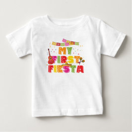 Första Fiesta Girl Birthday T-shirt