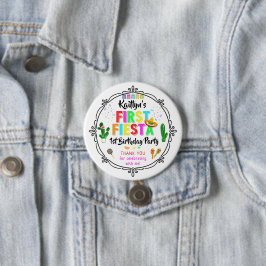 Första Fiesta mexikansk födelsedagspresent till 1- Knapp