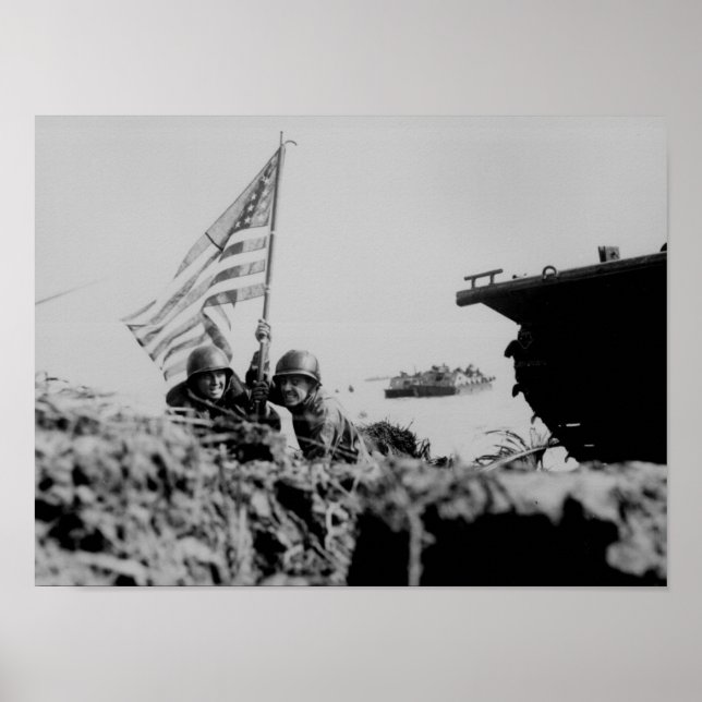 Första Flagga om Guam Poster (Framsidan)