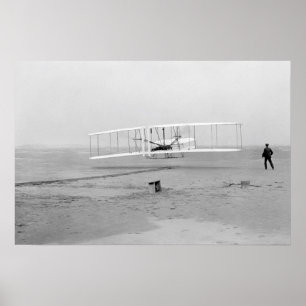 Första flygaffisch 24" x16 ", poster
