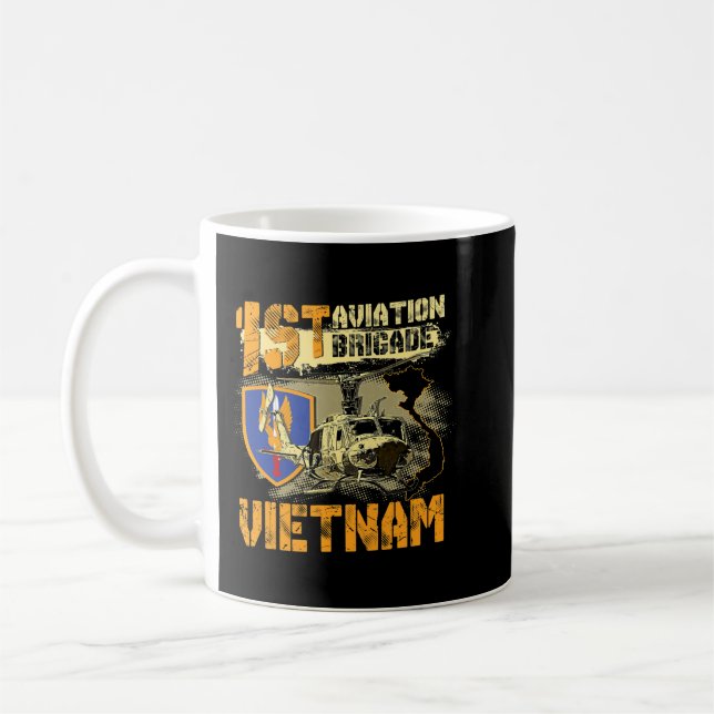 Första flygbrigaden Vietnam Veteranlotsindukt Gu Kaffemugg (Vänster)