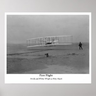 Första flygningen poster