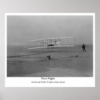 Första flygningen poster