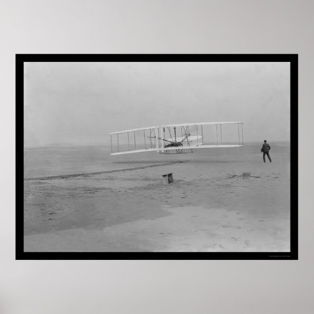 Första flygplanet, Kattunge Hawk 1903 Poster (Framsidan)