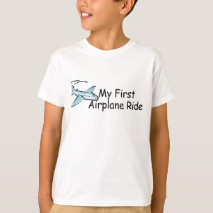 Första flygplanritt för flygplan t-shirt