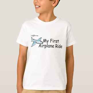 Första flygplanritt för flygplan t-shirt