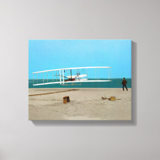 Första flygplansskrovet canvastryck