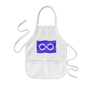 Första FN Flagga Apron Metis Nation Apron Barnförkläde