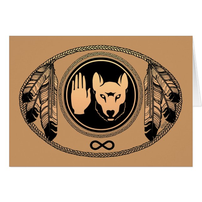 Första FN-kortet Metis Rebebells Art Cards Hälsningskort (Framsidan Horizontal)