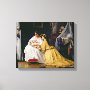 Första född 1863 canvastryck