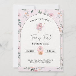 Första födelsedag 1:a födelsedag - inbjudningar