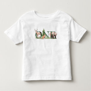 Första födelsedag 1:a träsket Cute Småbarn T Shirt