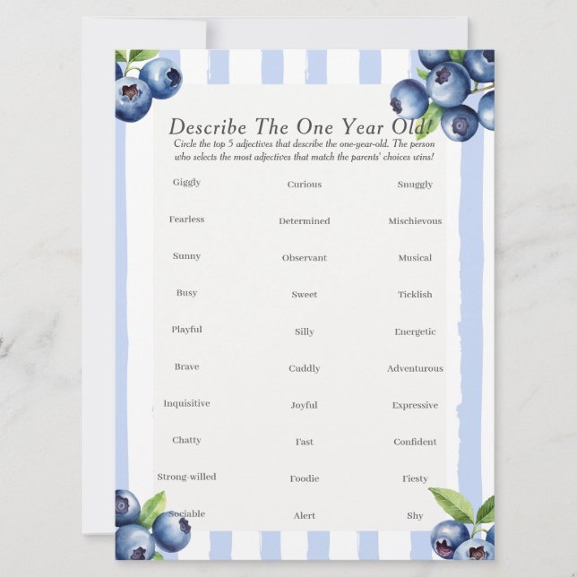 Första födelsedag Beskriv Ett år gammalt bärvilt Julkort (Framsida)