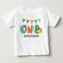 Första födelsedag Dinosaur T Shirt