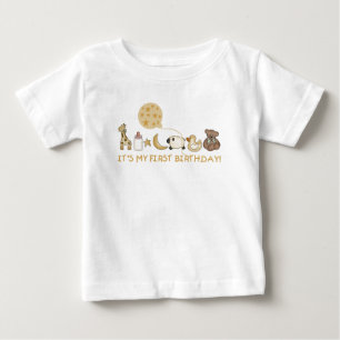 Första födelsedag för favorit- saker tee shirt
