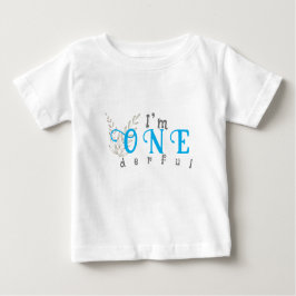 Första födelsedag för pojken baby t shirt