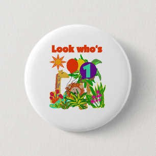 Första födelsedag för Safari Knapp