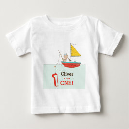 Första födelsedag för sjömän från Nautisk liten sj T Shirt