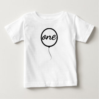 Första födelsedag, första födelsedag, ballong t shirt