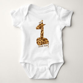 Första födelsedag Giraffe T-shirt
