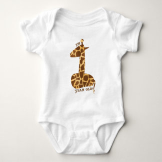 Första födelsedag Giraffe T-shirt