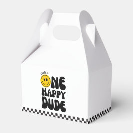 Första födelsedag i Lycklig Ansikte Presentaskar