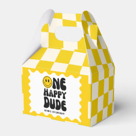 Första födelsedag i Lycklig Ansikte Presentaskar