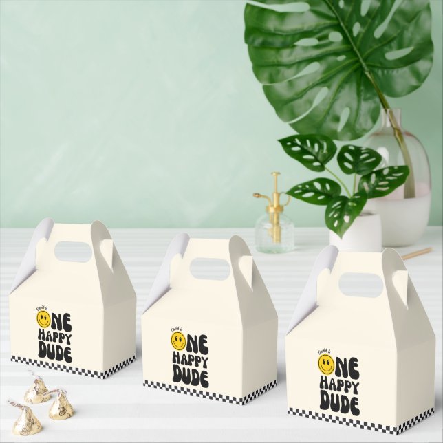 Första födelsedag i Lycklig Ansikte Presentaskar (Multipel)