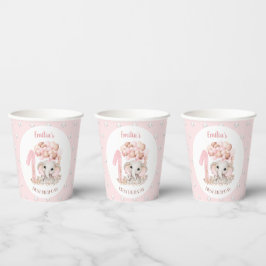 Första födelsedag Kopp med Cute Elephant Rosa