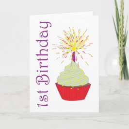 Första födelsedag kort