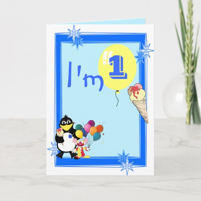 Första födelsedag kort (Framsida)