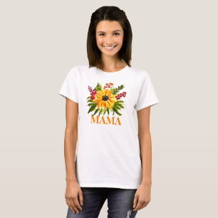 Första födelsedag Mamma Solrosblomman Mor T Shirt