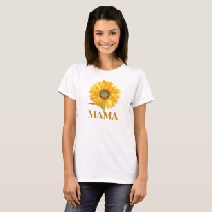Första födelsedag Mamma Solrosblomman Mor T Shirt