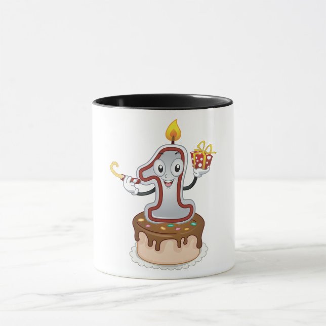 Första födelsedag Mascot Mugg (Skapare uppladdad)