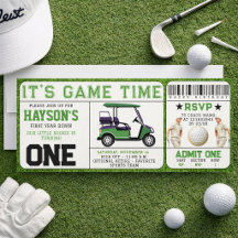 Första födelsedag med Year Down Golf-biljett