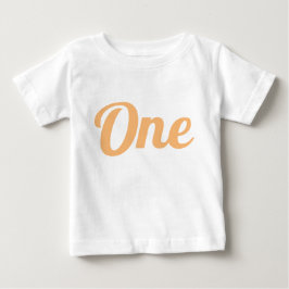 Första födelsedag Orange T Shirt