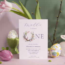 Första födelsedag | Påskägg av Blommigt Inbjudningar