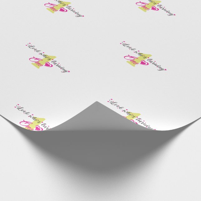 Första födelsedag presentpapper (Hörn)